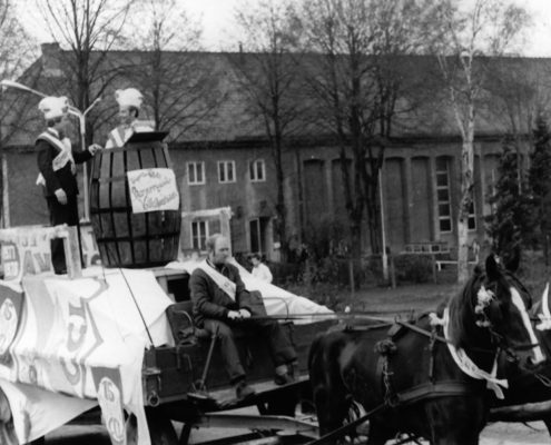 Karnevalsumzug im Jahr 1977