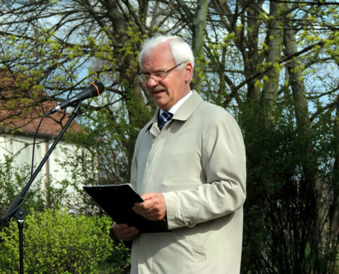 Dr. Norbert Rohde, Geschichtsverein Leegebruch, Foto Hajo Eckert