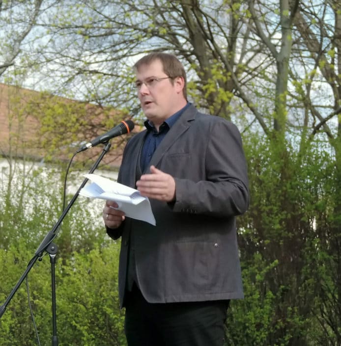 Giso Siebert, Vorsitzender der Gemeindevertretung, Foto Hajo Eckert