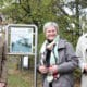 Einweihung der 15. Tafel der „Leegebrucher Tafelrunde“ am 30. Oktober 2015. v.l.n.r.: amtierender Bürgermeister Martin Rother, Ulrike Unger und Dr. Norbert Rohde vom Geschichtsverein (Foto: Giso Siebert)