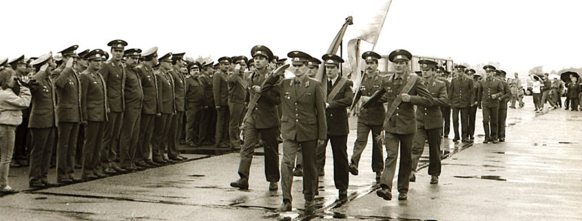 Abschiedsparade am 20. Mai 1994 auf dem Flugfeld (Foto: Hajo Eckert)