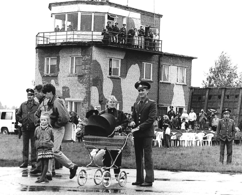 Der Tower stand damals noch (Foto: Hajo Eckert)