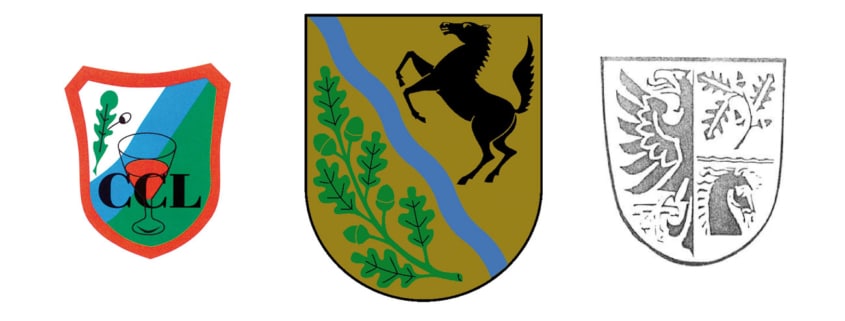 CCL-Wappen, Leegebruch-Wappen und ENtwurf eines Leegebruch-Wappens
