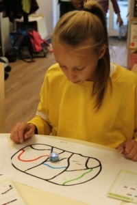 der Ozobot läuft...