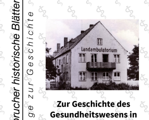 Titel des Heftes 15 der Leegebrucher historischen Blätter Zur Geschichte des Gesundheitswesens