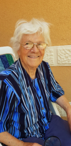 Irmgard Färber, geb. Piepke, 91-jährig im Jahr 2020