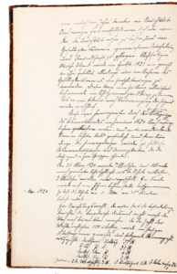 Auszug aus der Schulchronik vom Mai 1924